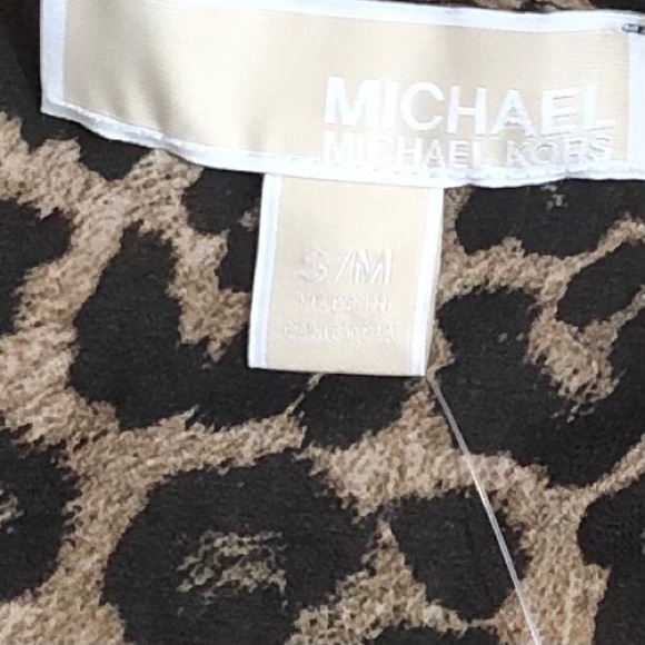 Michael Kors Animal Print  Ring Embellished Sz S/M - Picture 6 of 7